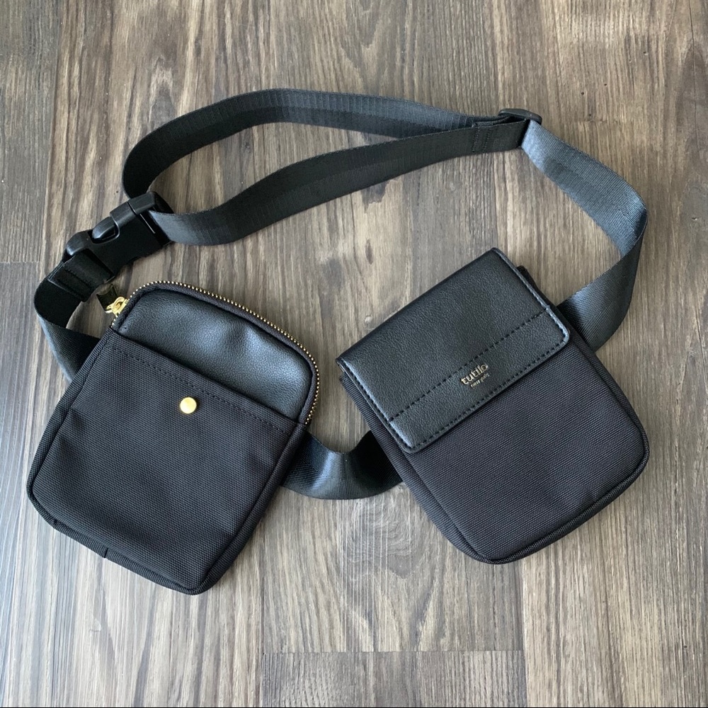 Tutilo New York Black Belt Bag (Fanny Pack)